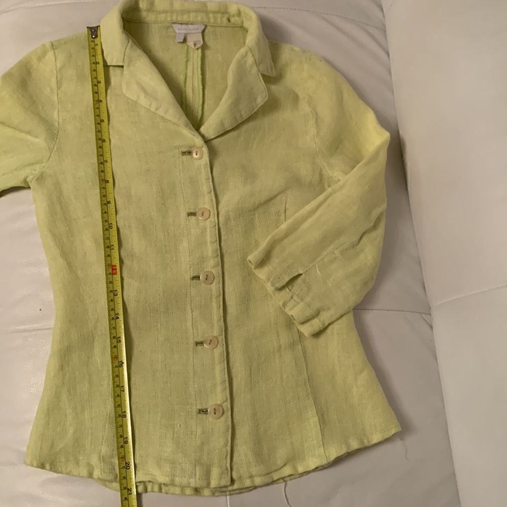 Zara Basic Linen Blazer Size 5 - Picture 7 of 8